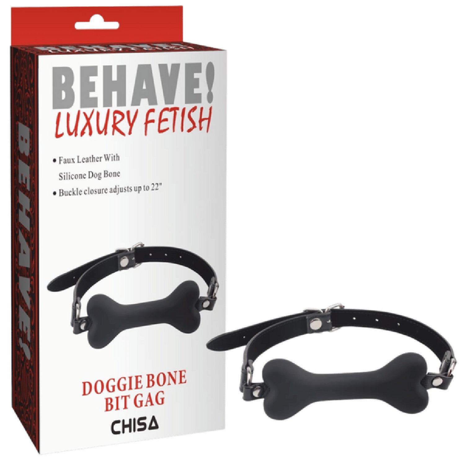 Chisa - Behave Luxury Fetish Doggie Bone Bit Gag | Ball Gag