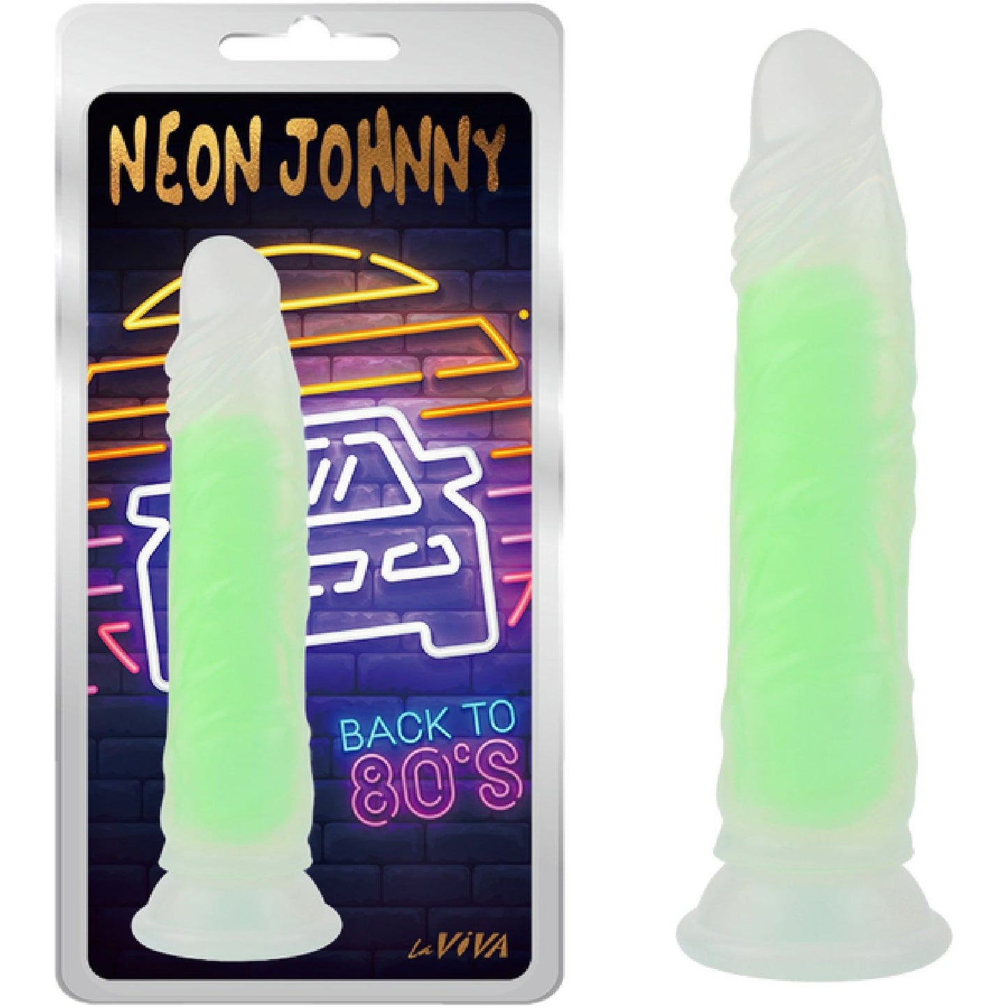 Laviva - Neon Johnny 8.4" | Glow-in-the-Dark Dildo