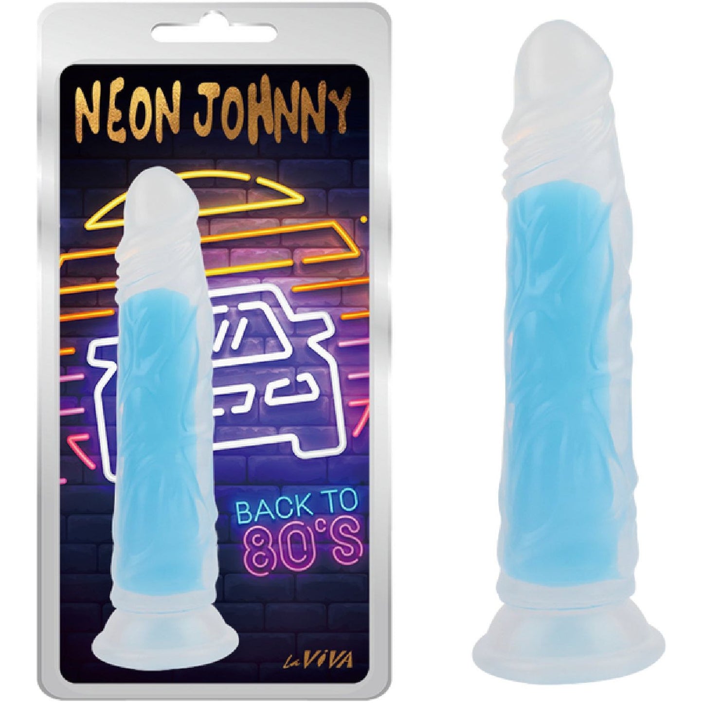 Laviva - Neon Johnny 8.4" | Glow-in-the-Dark Dildo