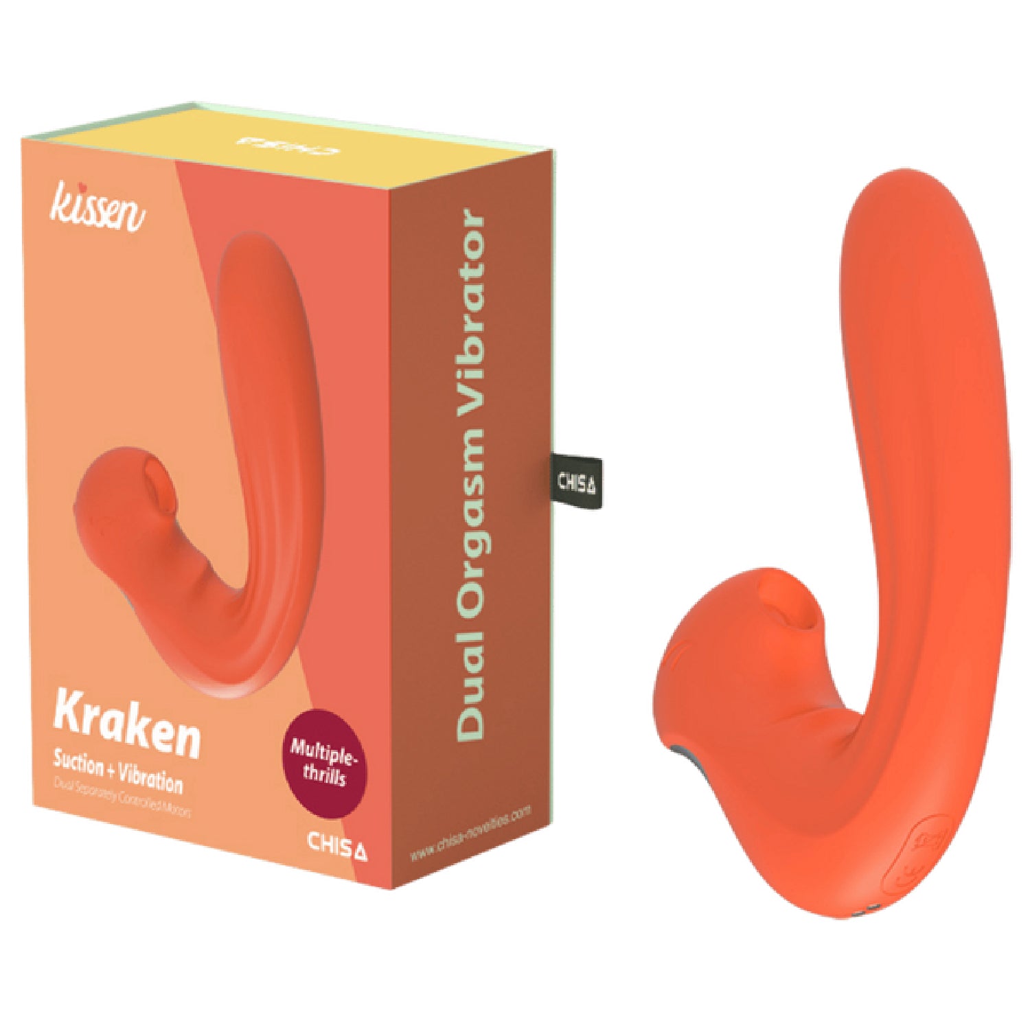 Chisa - Kissen Kraken | Suction Vibrator
