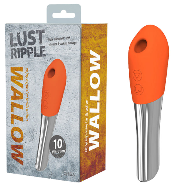 Chisa - Lust Ripple Wallow | Suction & Vibration Mini Vibrator