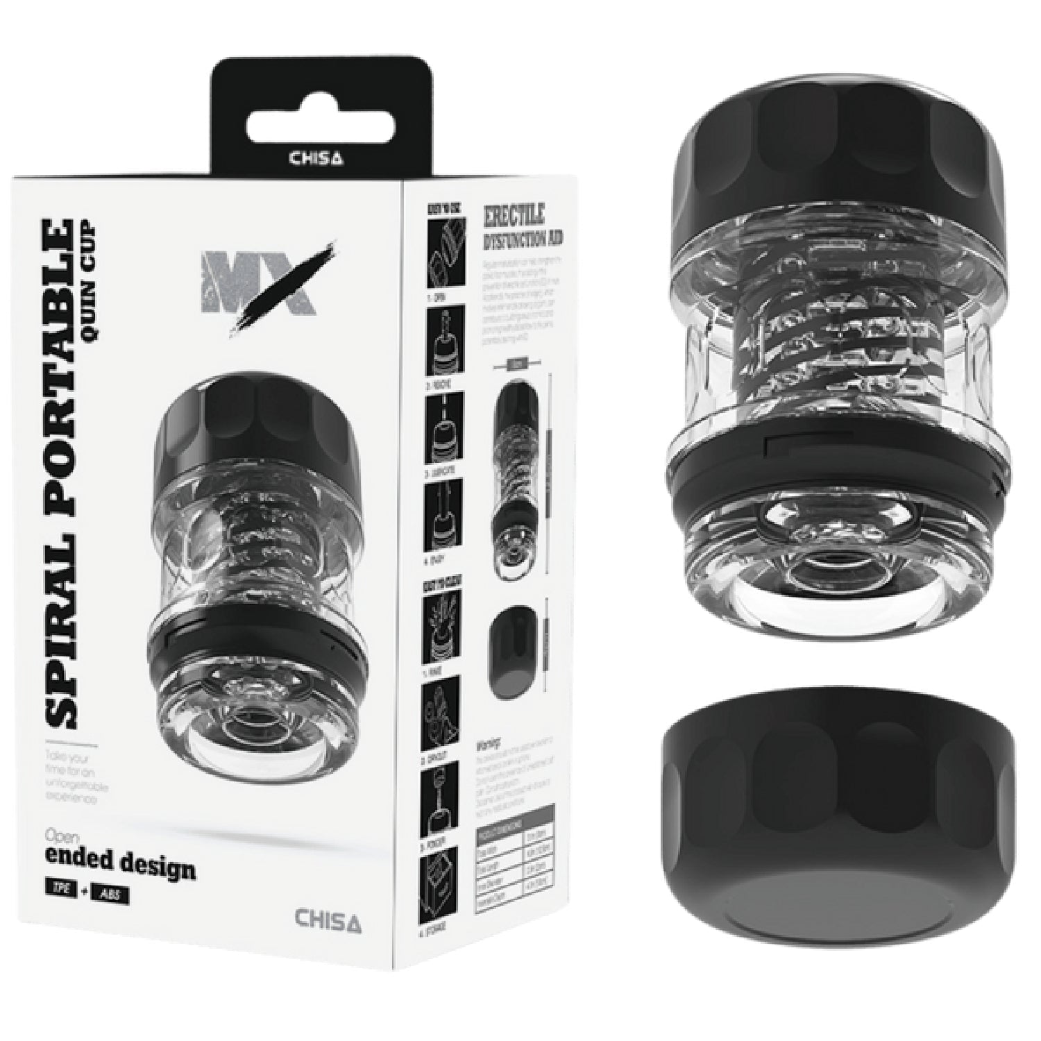 Chisa - Spiral Portable Quin Cup | Masturbator Sleeve