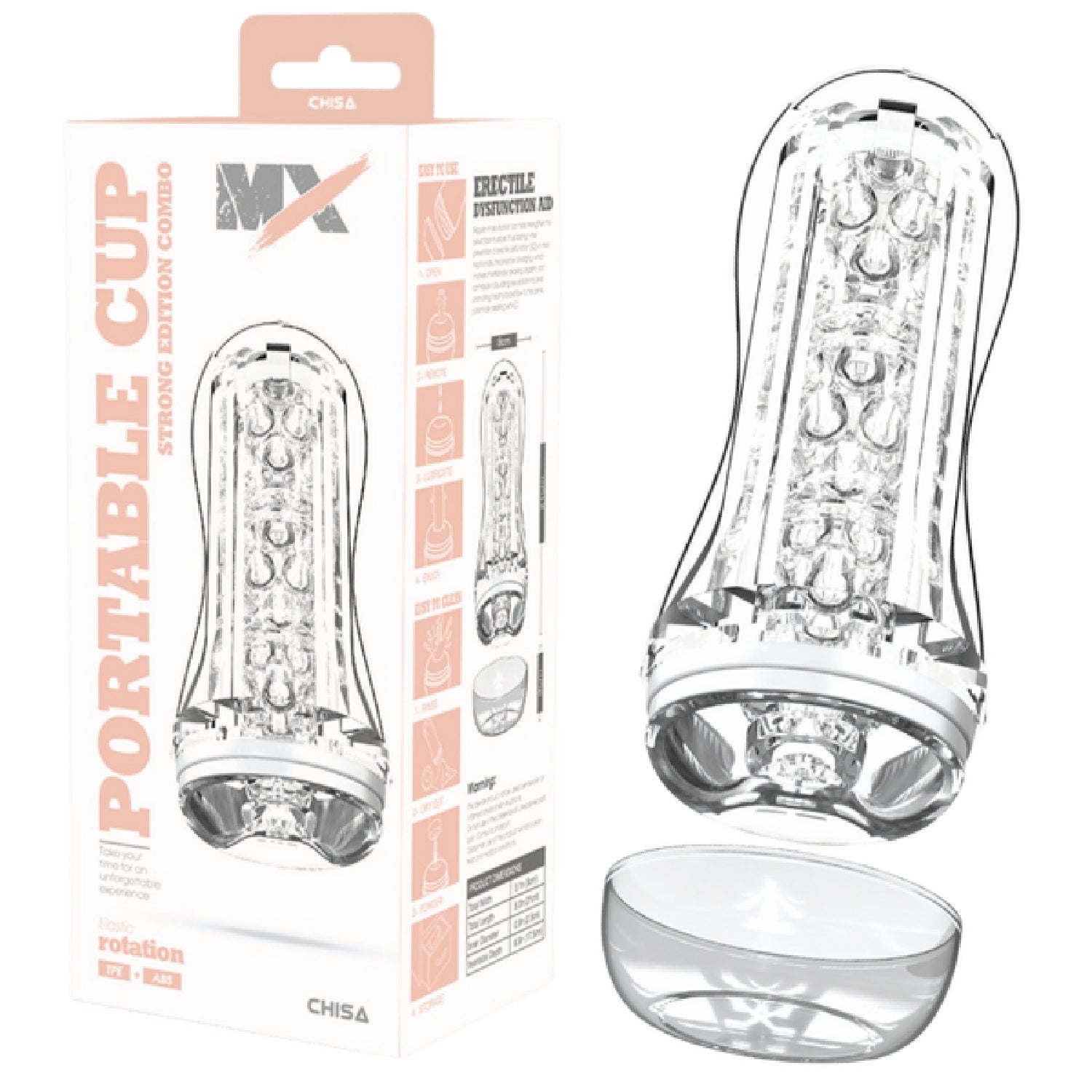 MX - Quickshots - Portable Cup Strong Edition Combo | Male Masturbator