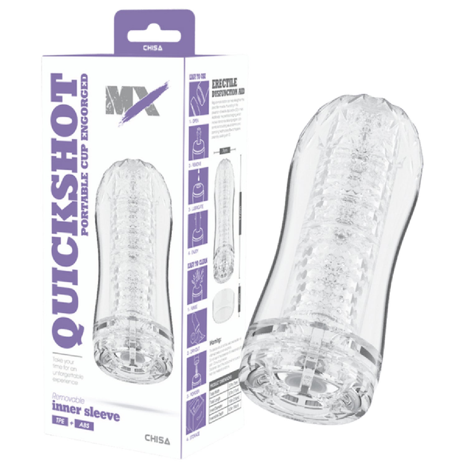 Chisa - MX Quickshot Portable Cup Engorged | Male Masturbator