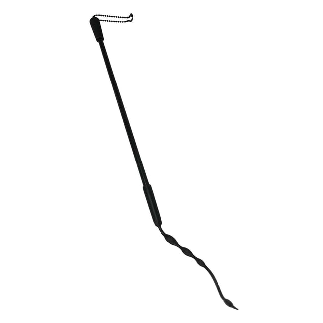 Love In Leather - Riding Crop With Silicone Stinger Tail | Black