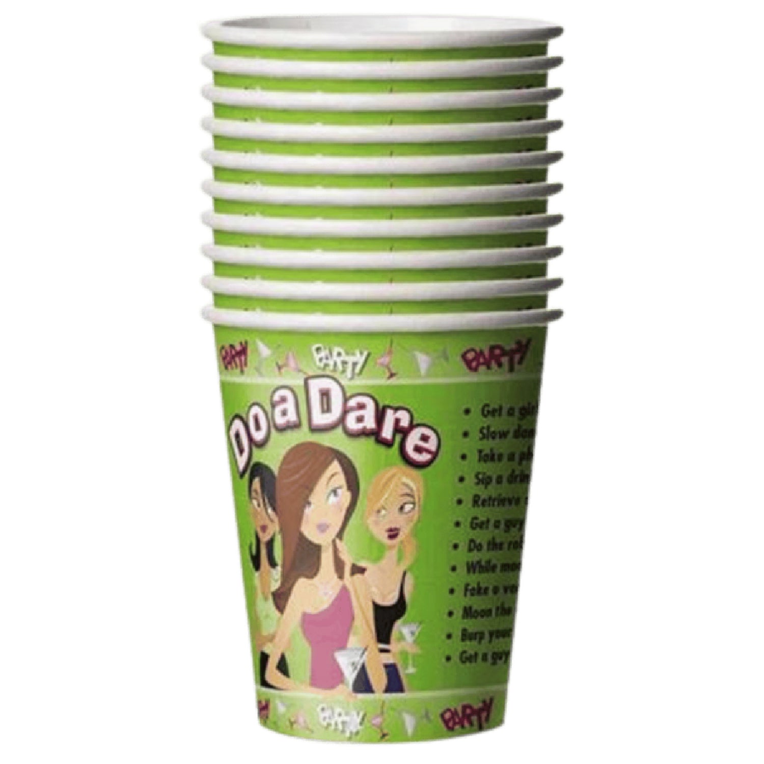 Ball & Chain - Party Dare Cups (X10) | Adult Party Cups