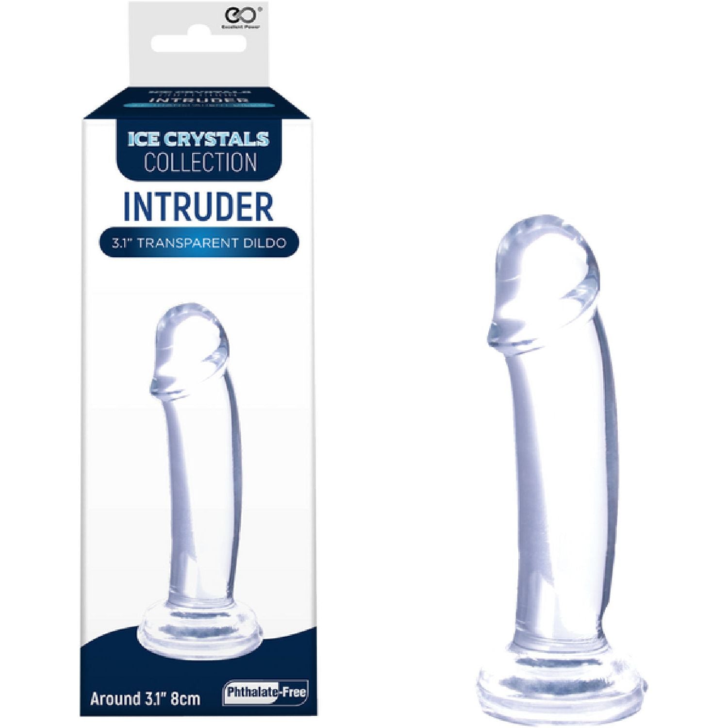 Excellent Power – Ice Crystals Collection Intruder | Realistic Transparent Dildo
