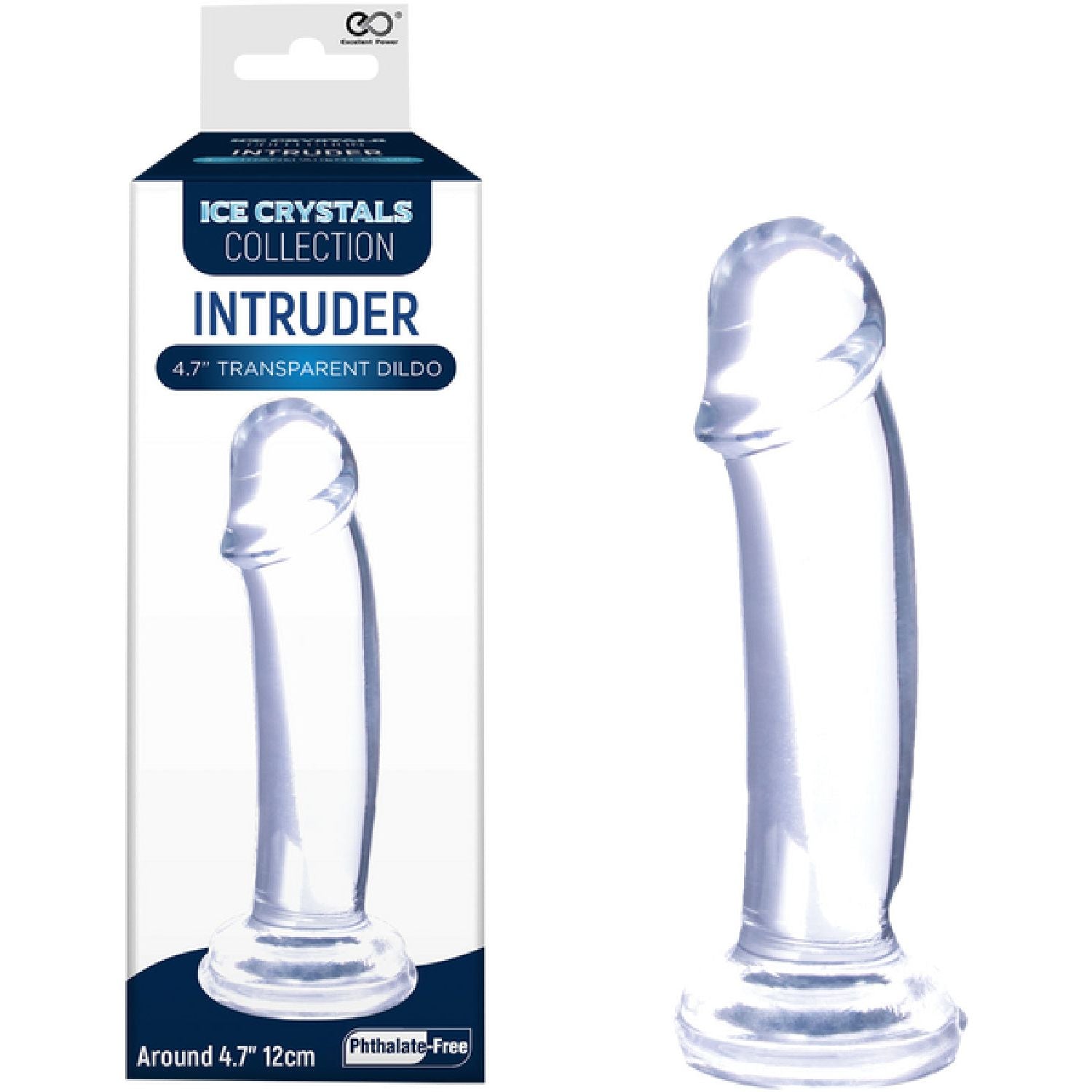 Excellent Power – Ice Crystals Collection Intruder | Realistic Transparent Dildo