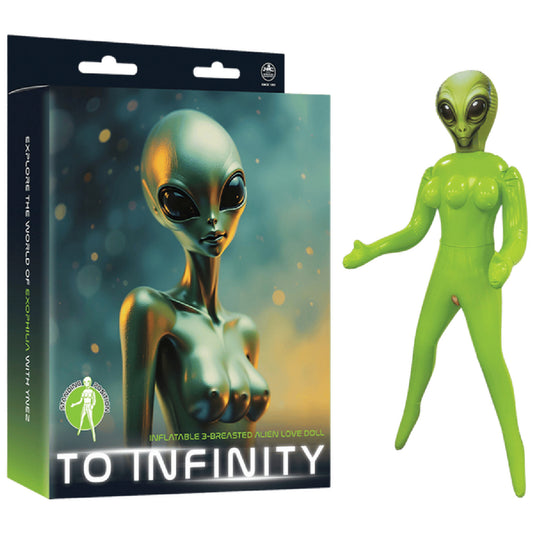 Excellent Power – To Infinity Inflatable 3-Breasted Alien Love Doll (Ynez Standing) | Inflatable Love Doll