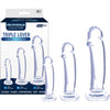 Excellent Power –  Ice Crystals Collection Triple Lover 3 in 1 Training Kit | Dildo Training Set
