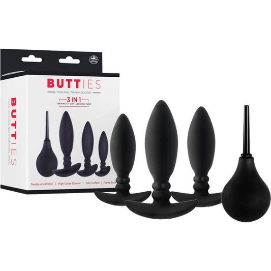 Excellent Power – Butties Your Anal Training Buddies | 3in1 Training Kit With Cleansing Pump