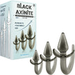 Excellent Power - Black Axinite 3-In-1 Anal Plug Kit with Tail | Anal Plug Kit
