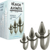 Excellent Power - Black Axinite 3-In-1 Anal Plug Kit with Tail | Anal Plug Kit