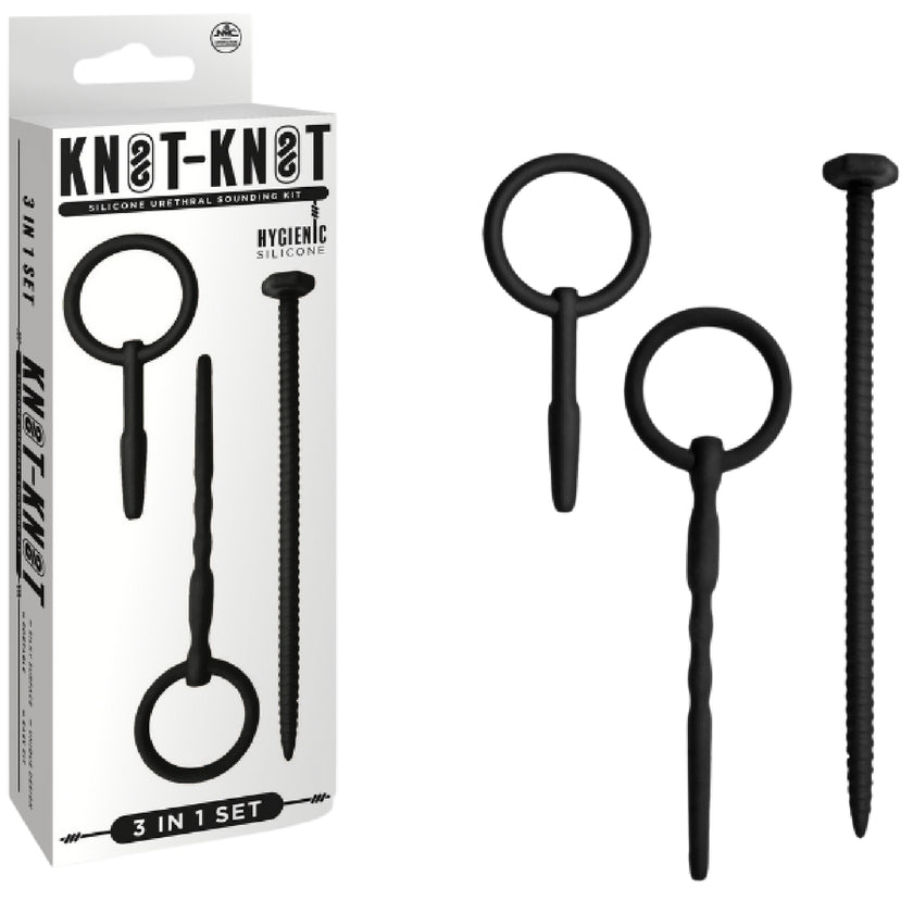 Excellent Power – Knot-Knot Series 3-in-1 | Silicone Urethral Sounding Kits