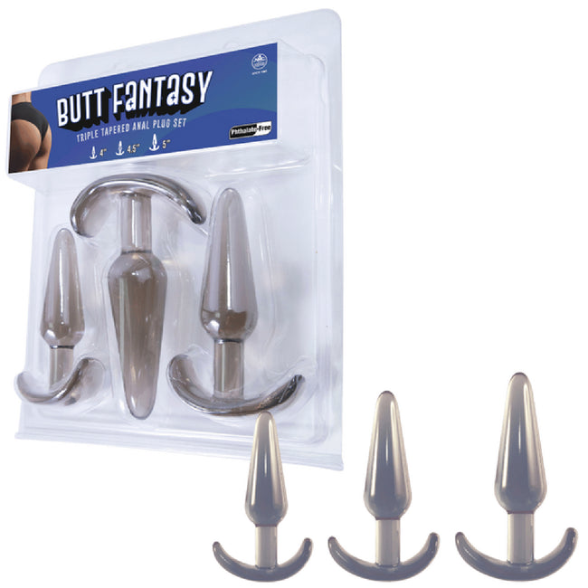 Excellent Power - Butt Fantasy Triple Tapered Anal Plug Set | Anal Plug Set