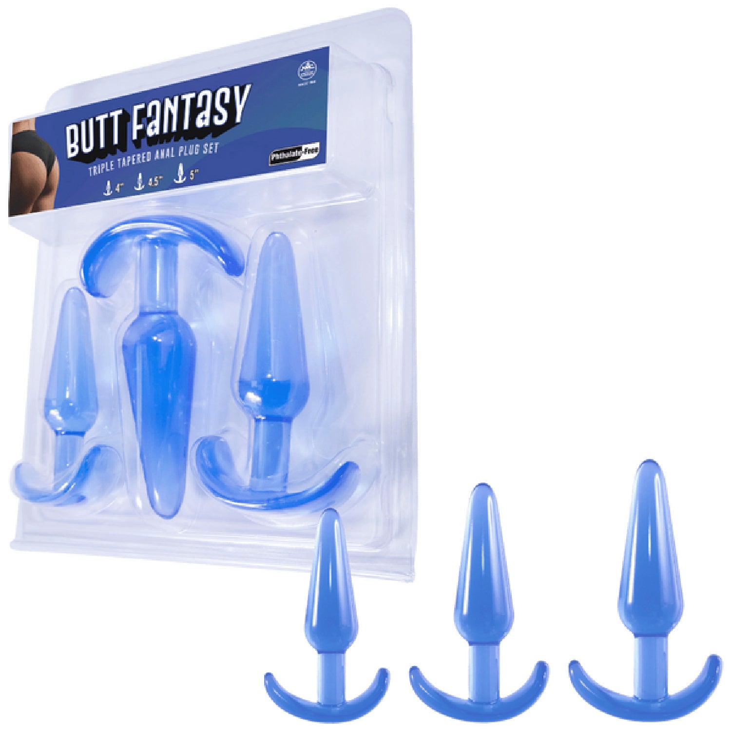 Excellent Power - Butt Fantasy Triple Tapered Anal Plug Set | Anal Plug Set