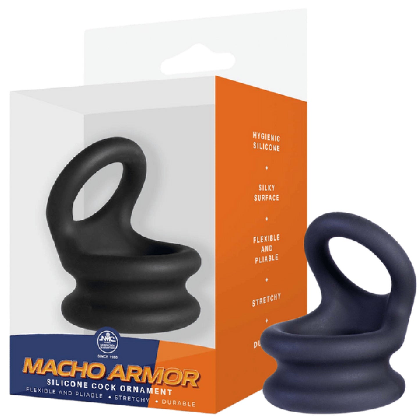 Excellent Power – Macho Armor Silicone Cock Ornament Medium | Cock & Ball Ring