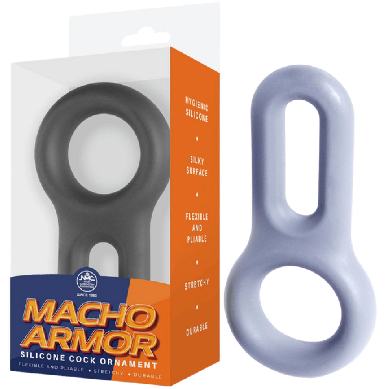 Excellent Power – Macho Armor Silicone Cock & Ball Ornament | Cock & Ball Ring