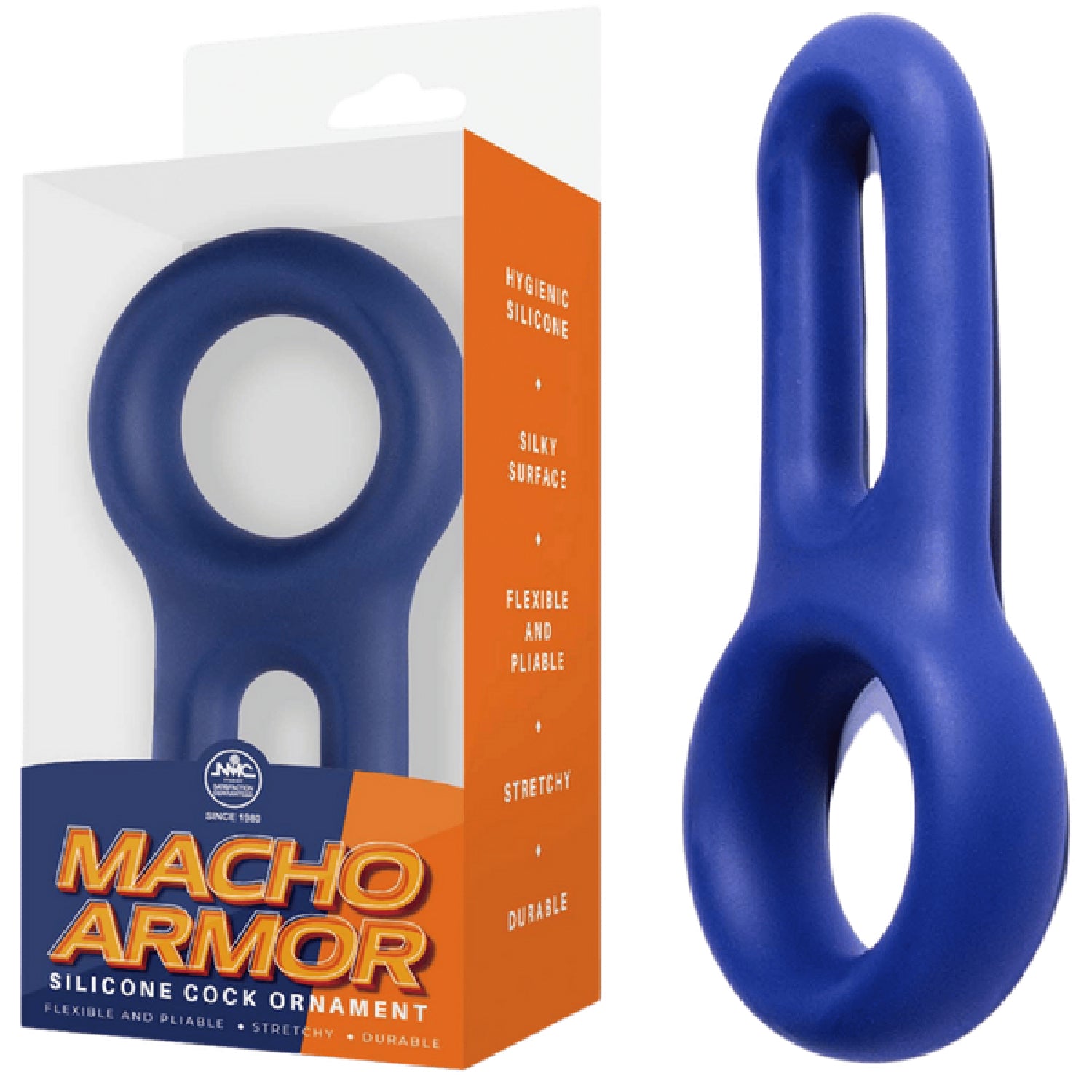 Excellent Power – Macho Armor Silicone Cock & Ball Ornament | Cock & Ball Ring