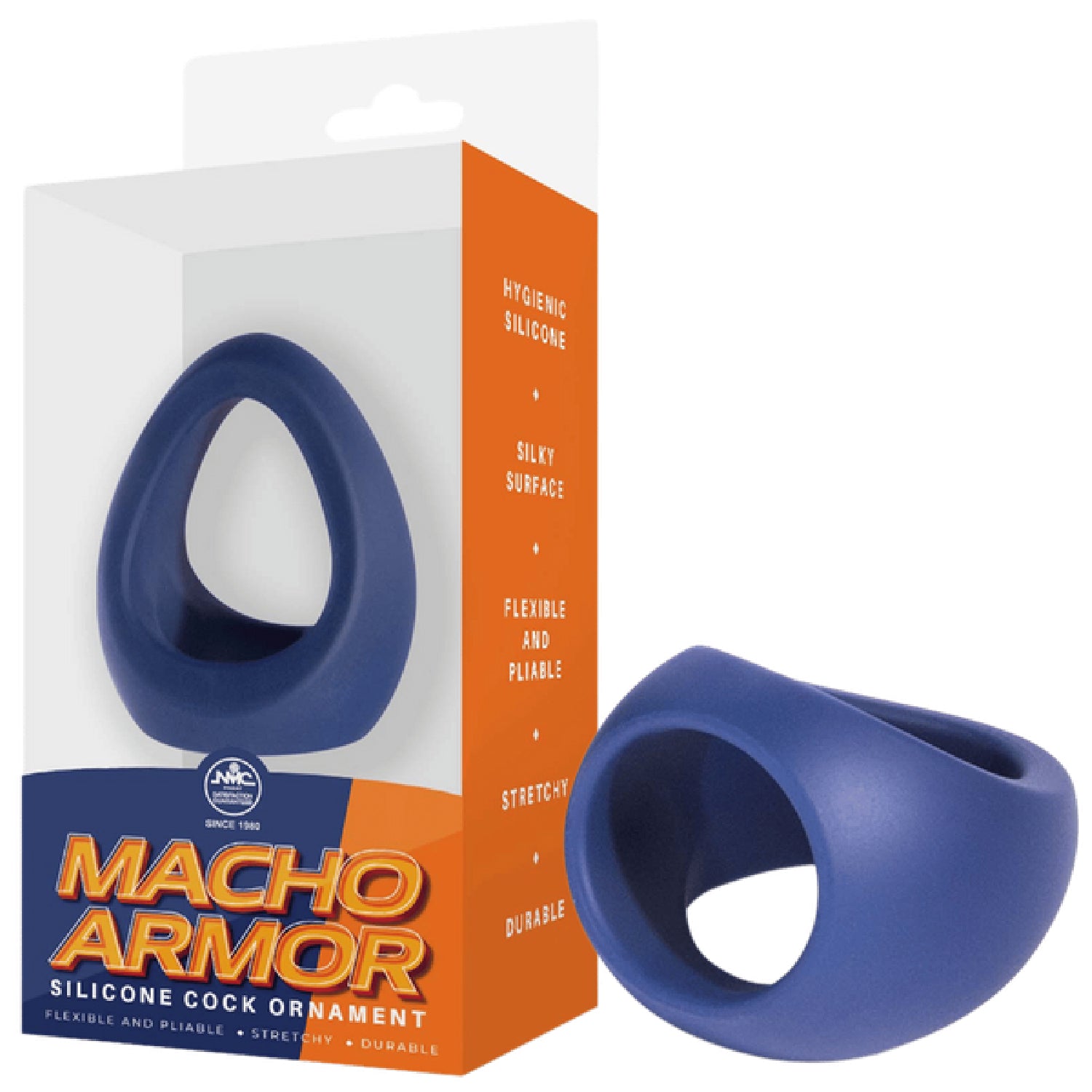 Excellent Power – Macho Armor Silicone Cock & Ball Ornament | Cock & Ball Ring