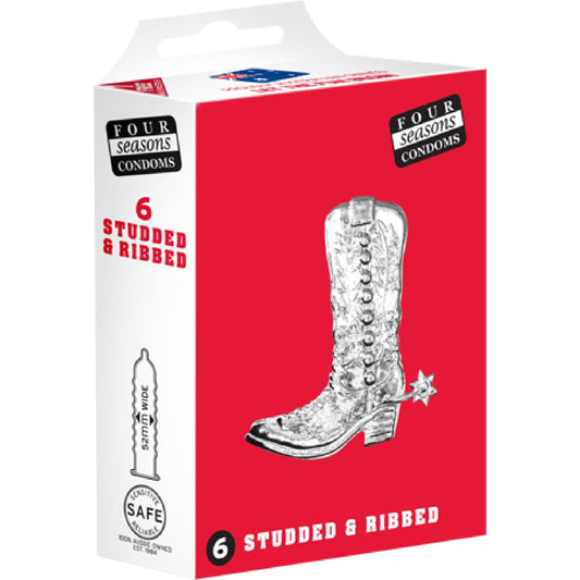 Four Seasons - 6 Pack Studded & Ribbed | Condoms