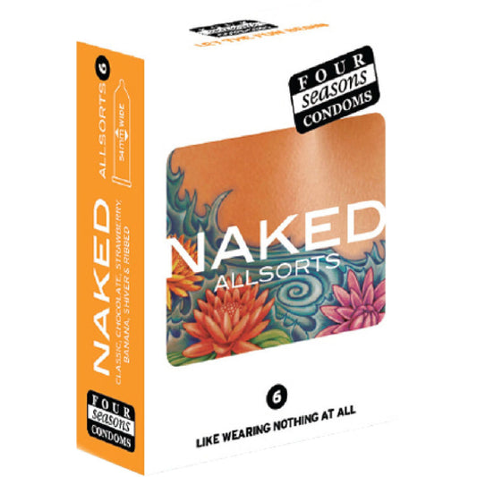 Four Seasons - 6 Pack Naked Allsorts | Condoms