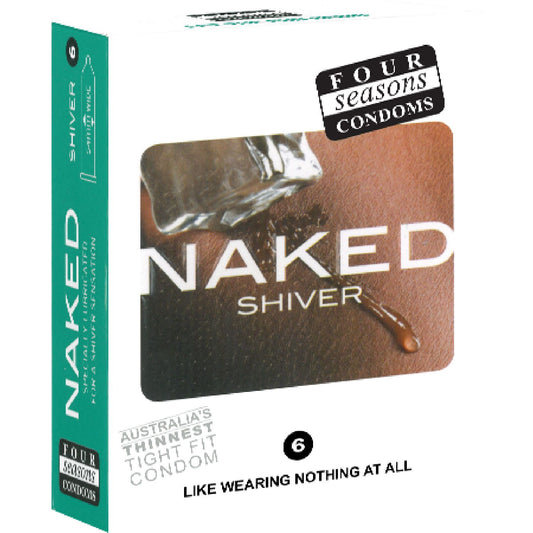 Four Seasons - 6 Pack Naked Shiver | Condoms