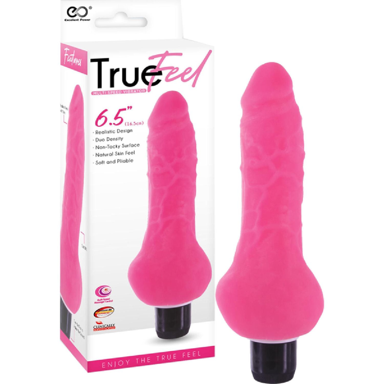 Excellent Power – Ballsy True Feel Multispeed Vibrator 16.5cm | Realistic Vibrator