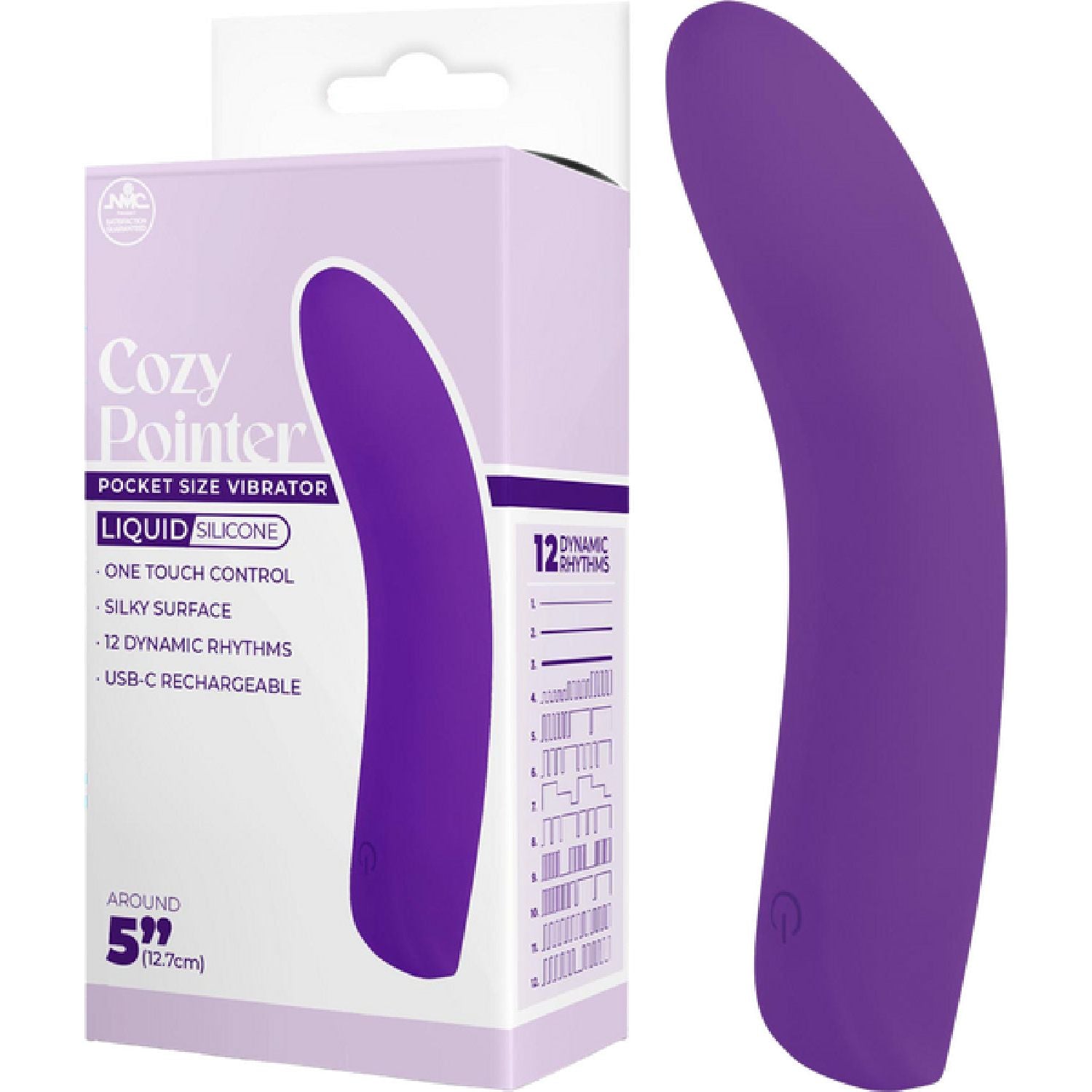 Excellent Power - Cozy Pointer Pocket Size Vibrator | Mini Rechargeable Vibrator