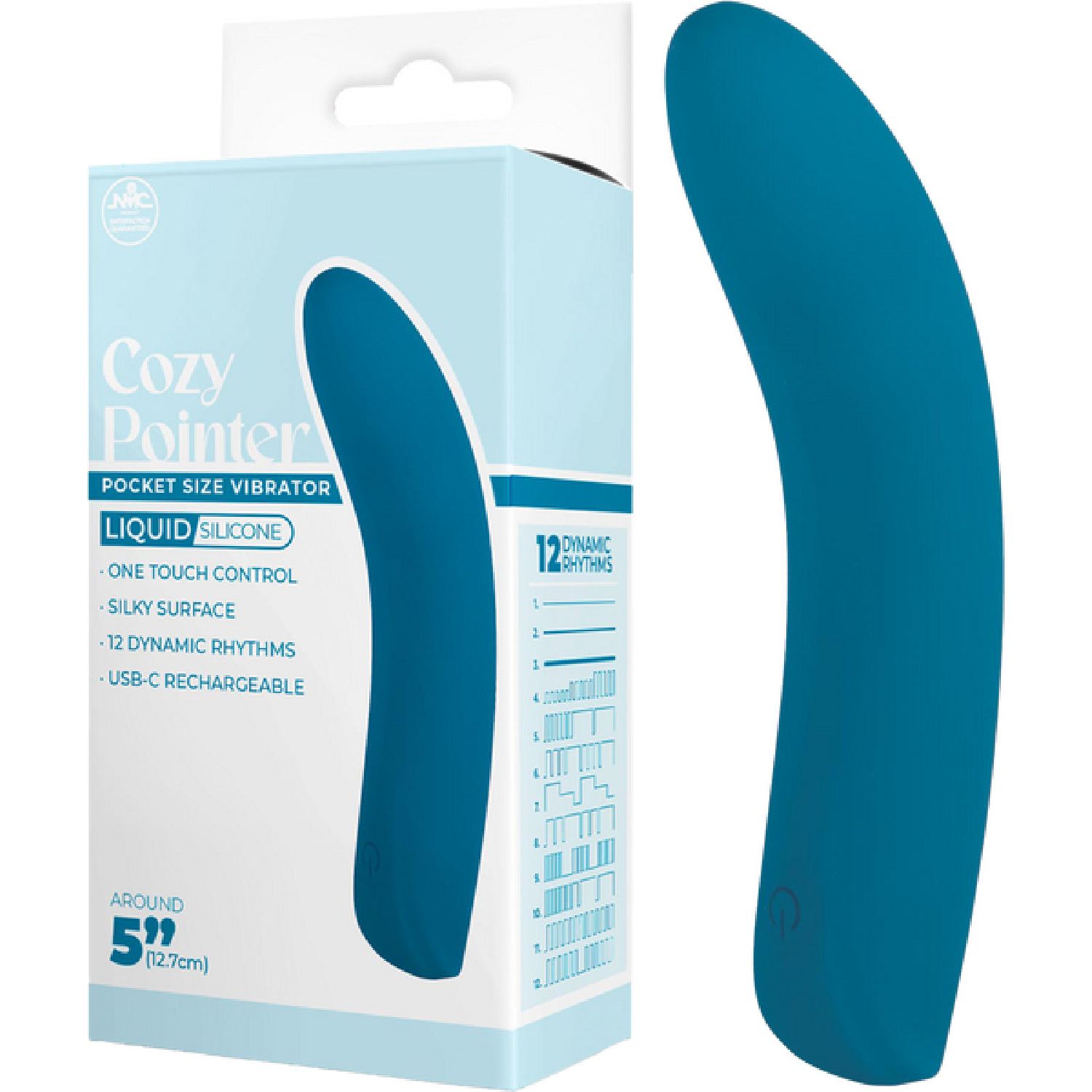 Excellent Power - Cozy Pointer Pocket Size Vibrator | Mini Rechargeable Vibrator