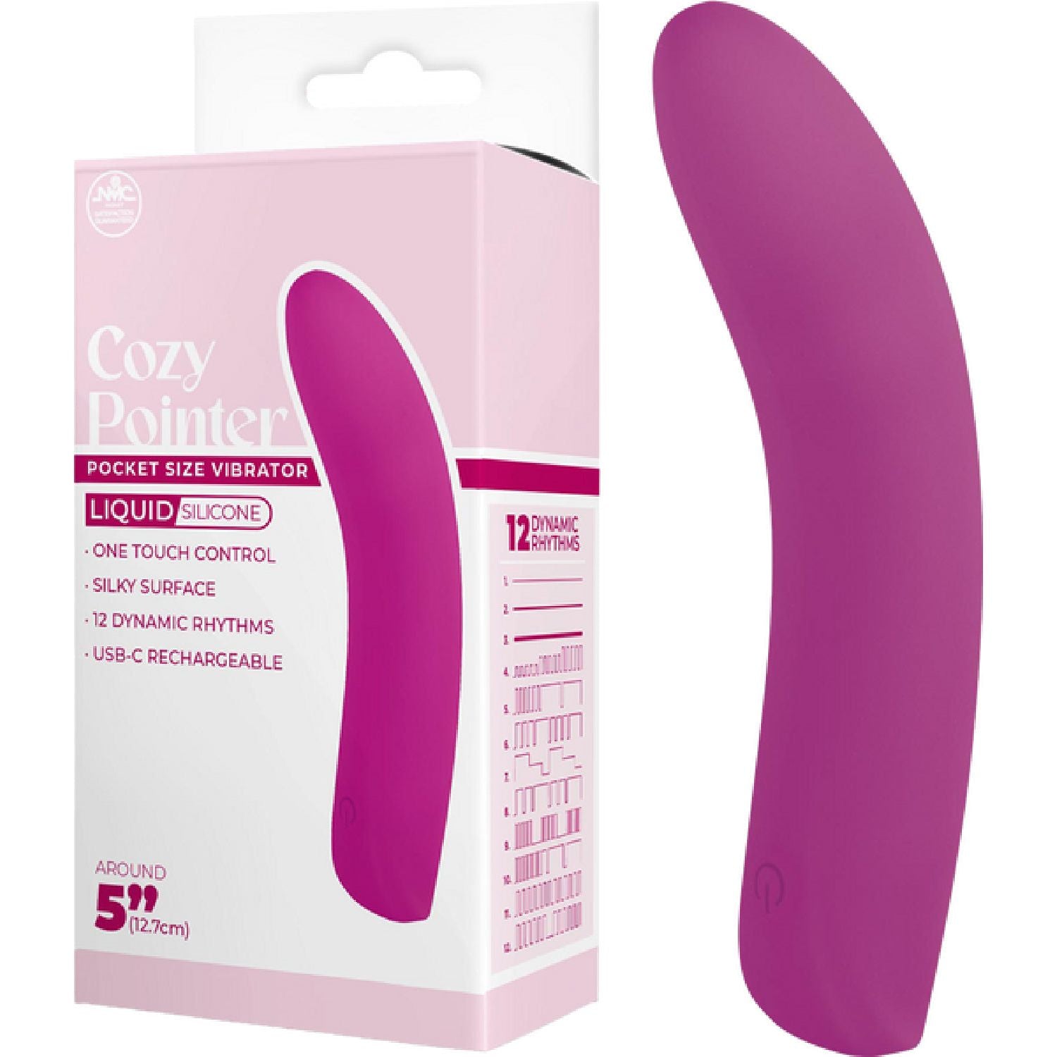 Excellent Power - Cozy Pointer Pocket Size Vibrator | Mini Rechargeable Vibrator