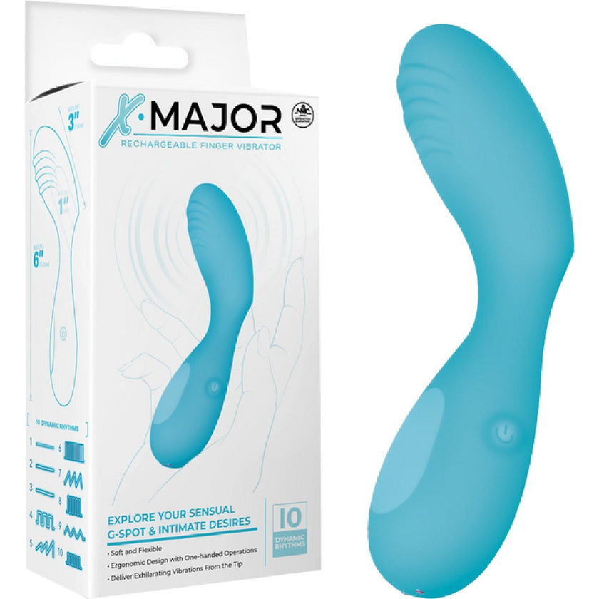 Excellent Power – X.Major Rechargeable Finger Vibrator | Finger Stimulator