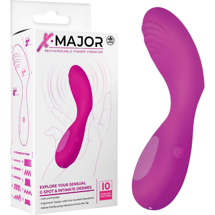 Excellent Power – X.Major Rechargeable Finger Vibrator | Finger Stimulator