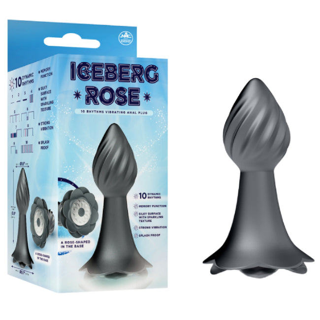 Excellent Power - Iceberg Rose 10 Rhythms Vibrating Anal Plug | Buttplug