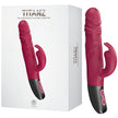 Excellent Power – Titanz Rotating Rabbit Rechargeable Silicone Vibrator | Thrusting & Rotating Rabbit Vibrator