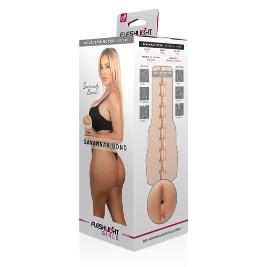 Fleshlight Girls - Savannah Bond | Gold Sphincter