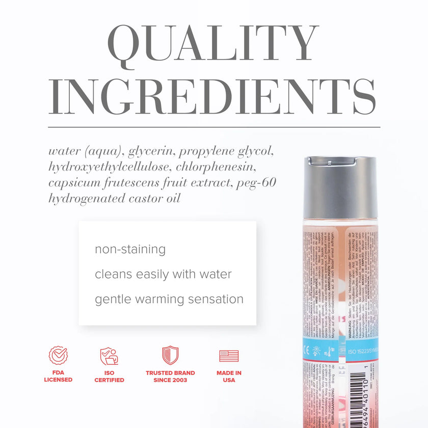 Jo - H20 Anal Warming | Water-based Lubricant 120mL