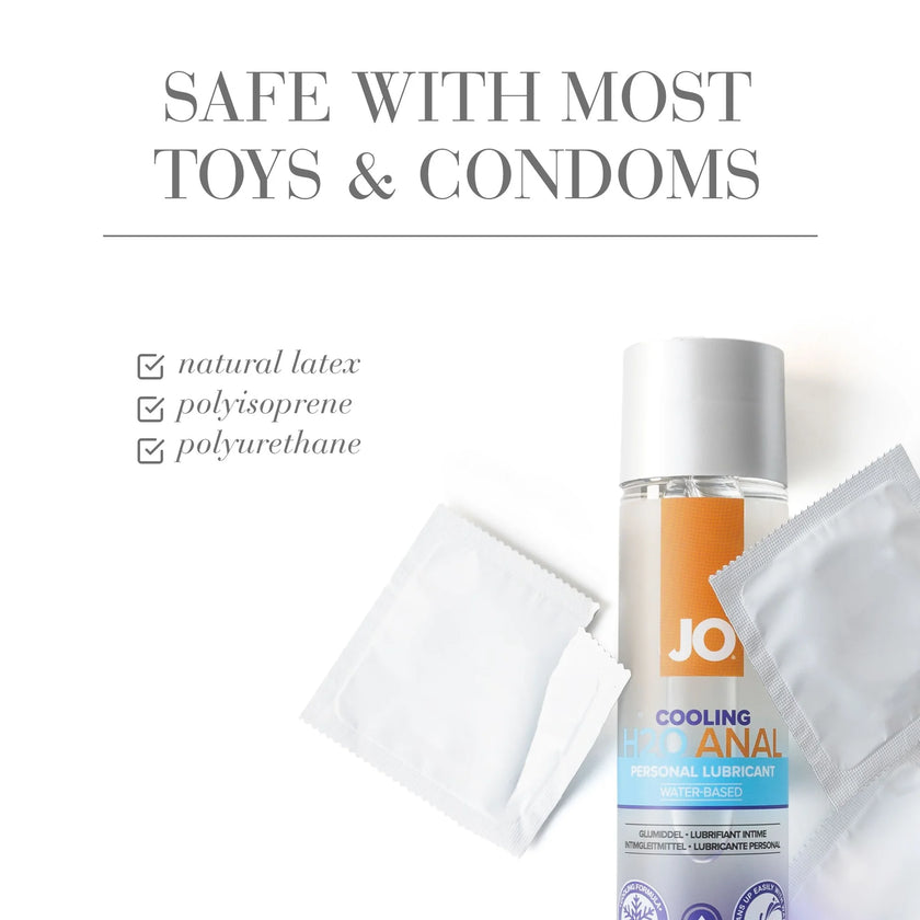 Jo - H20 Anal Cooling | Water Based Lubricant 120mL