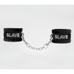 Love In Leather - Slave Diamante Wrist Restraints | Black
