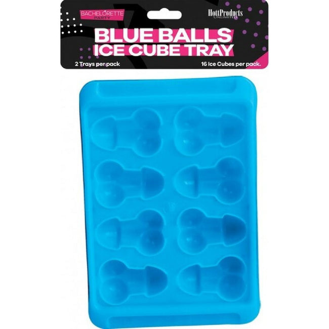 Hott Products Unlimited - Blue Balls Ice Cube Tray | Pecker Shaped Ice Cube Tray