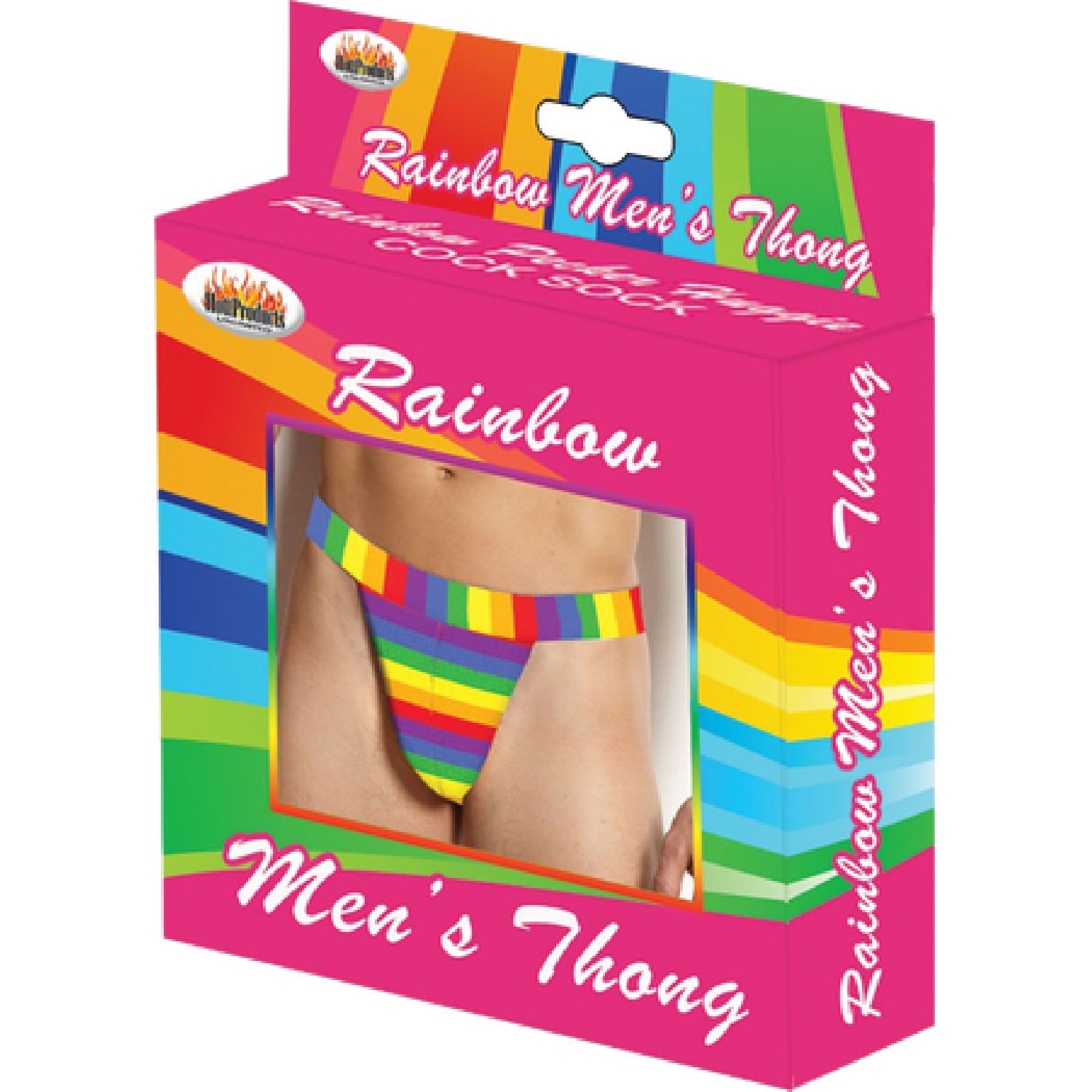 Hott Products Unlimited - Rainbow Men’s Thong | Men’s Underwear