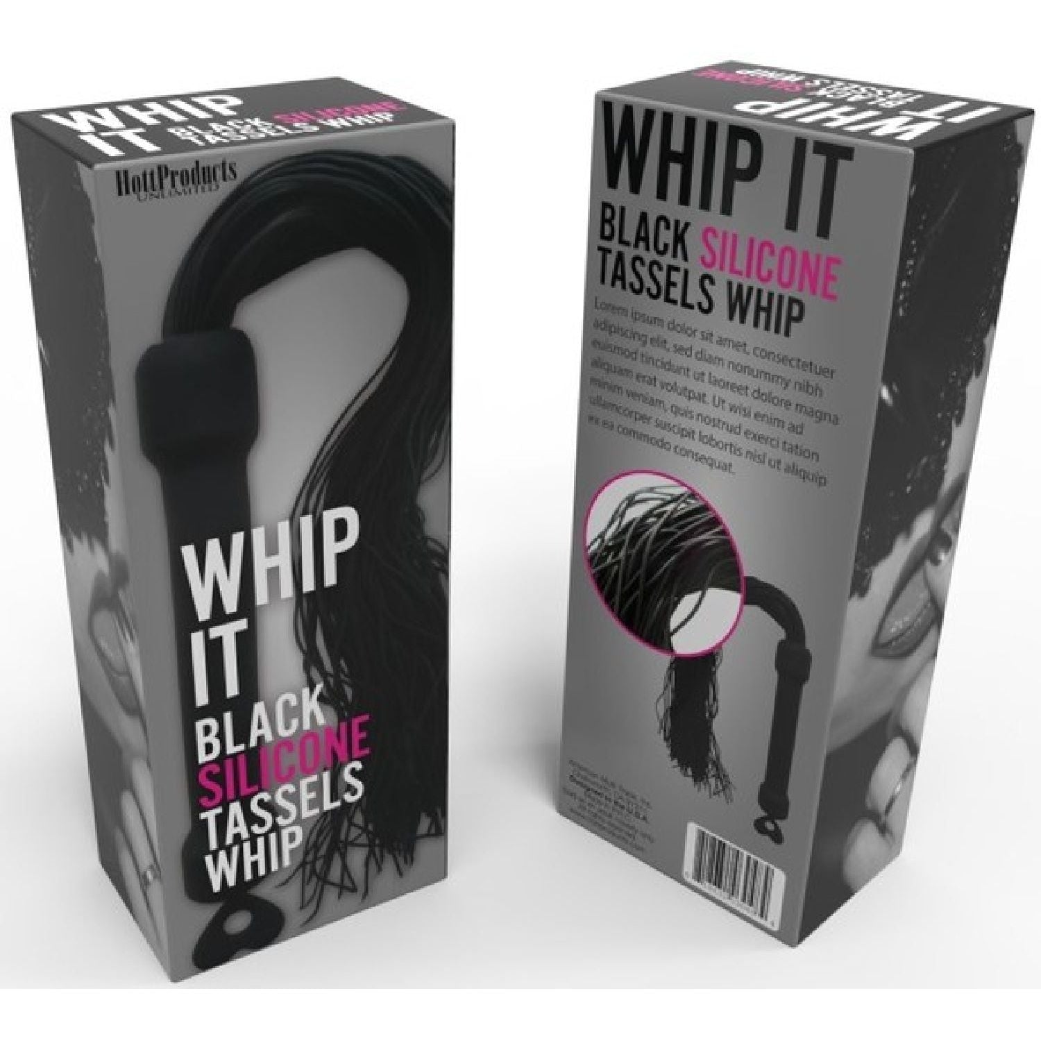 Hott Products Unlimited – Whip It! Black Tassel | Silicone Tassel Whip