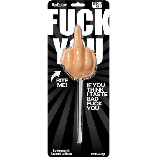 Hott Products Unlimited - Fuck You Finger Fucker Lollipop | Lollipop