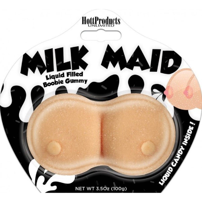 Hott Products Unlimited - Milk Maid Liquid Filled Boobie Gummy | Edible Candy