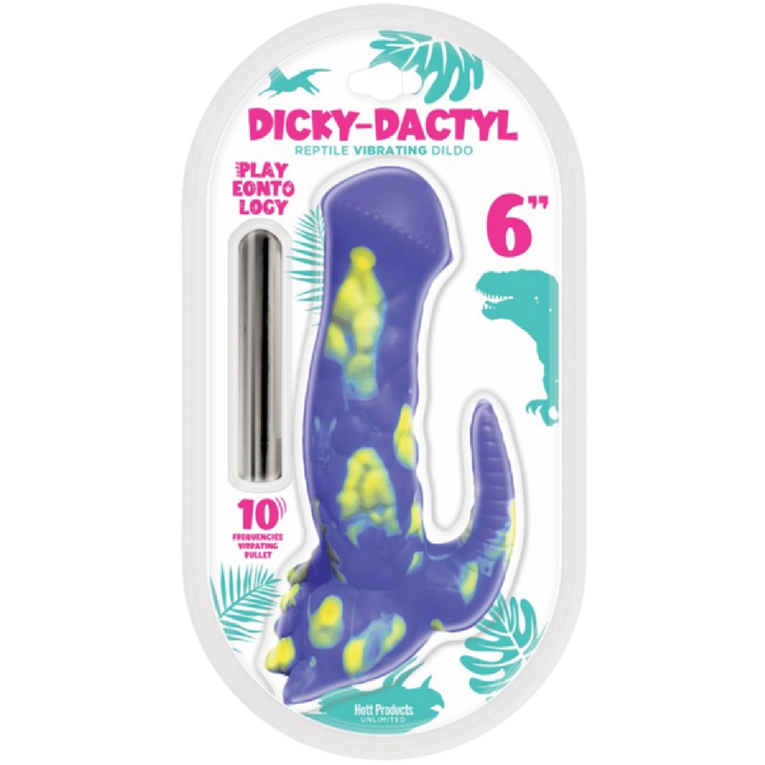 Hott Products Unlimited – Playeontology Dicky-Dactyl | Vibrating Fantasy Dildo