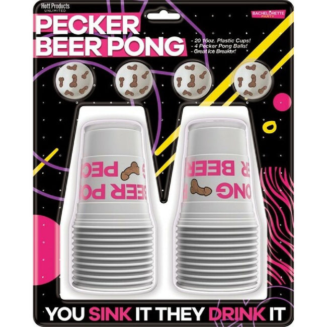 Hott Products Unlimited - Pecker Beer Pong | Novelty Party Game