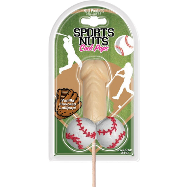 Hott Products Unlimited – Sports Nuts Cock Pop | Novelty Lollipop