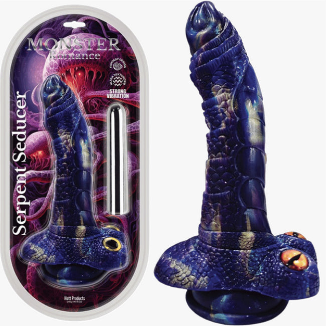 Hott Products Unlimited – Monster Romance Serpent Seducer | Vibrating Fantasy Dildo