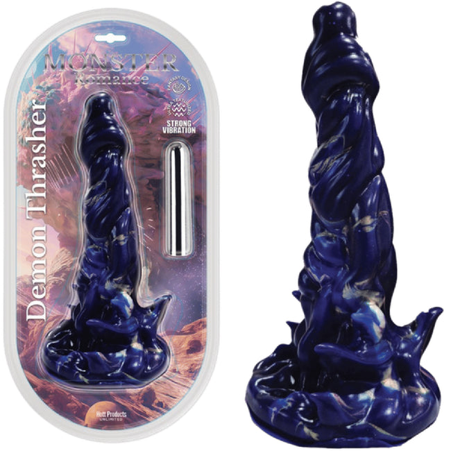 Hott Products Unlimited – Monster Romance Demon Thrasher | Vibrating Fantasy Dildo