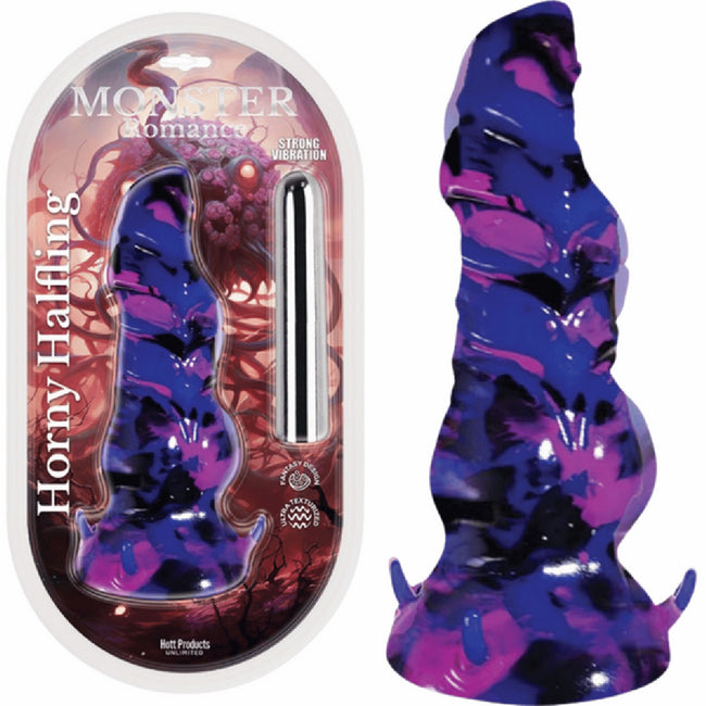 Hott Products Unlimited – Monster Romance Horny Halfling | Vibrating Fantasy Dildo